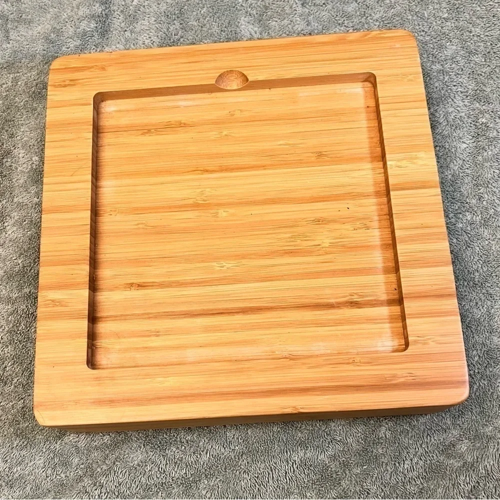 Food Network Bamboo Cheese Set With Knife Drawer